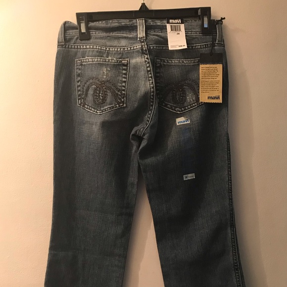 NWT!!! Juniors Mavi Cuffed Capri Jeans!!! - Picture 3 of 4